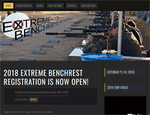 Tablet Screenshot of extremebenchrest.com